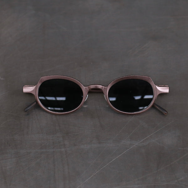 Rigards aluminum-magnesium alloy glasses RG0090AL series collection RG-RG0090AL-QTKSH bronze frame dark gray lenses